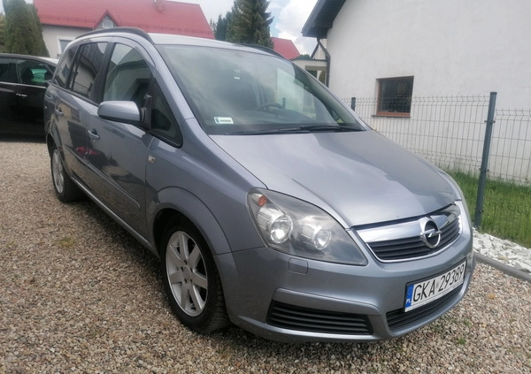 Opel Zafira cena 10700 przebieg: 295500, rok produkcji 2005 z Pruchnik małe 154